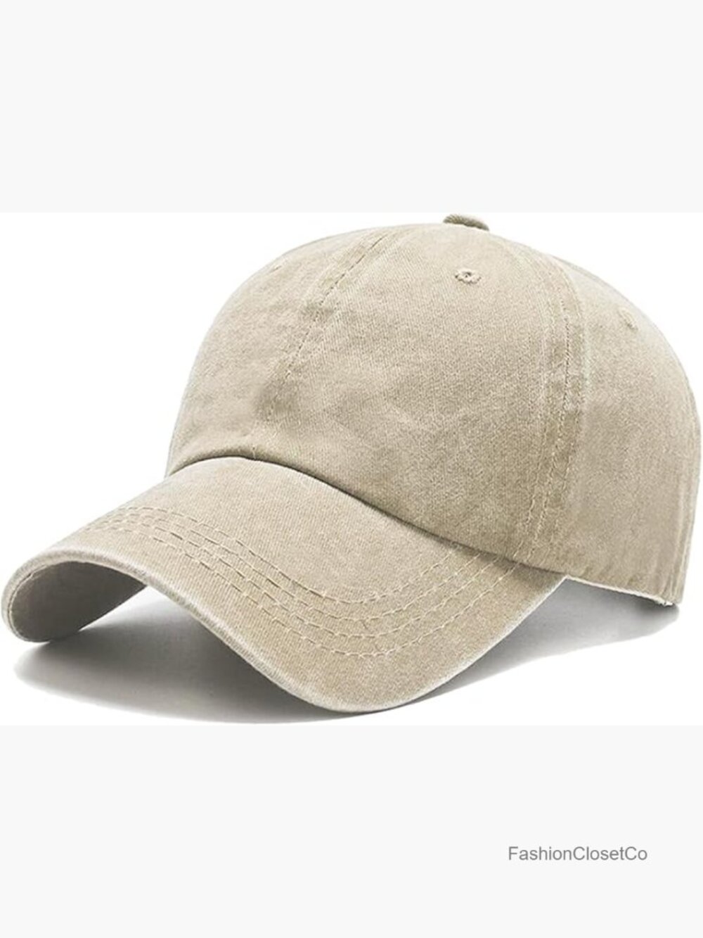 Vintage Washed Cotton Dad Hat Adjustable Baseball Cap Unconstructed Low Profile